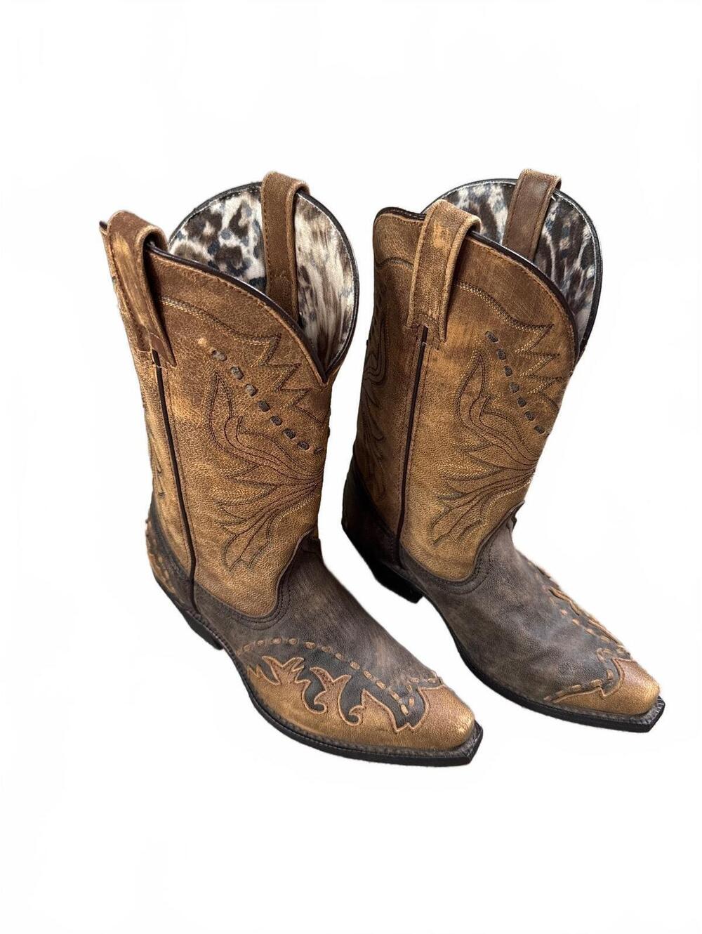 Laredo "Cullison Bucklace" Western Cowboy Boots (Style 52142) size 7